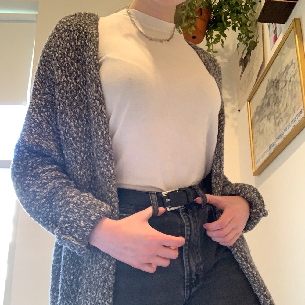 old gray brandy melville sweater from like 2016